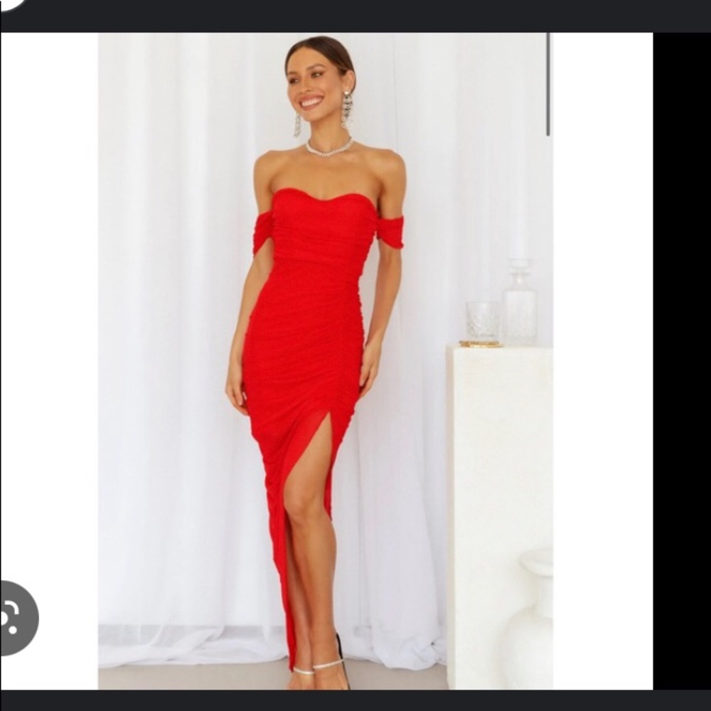 Sexy Red MIDI Dress, RUBY SEE’s